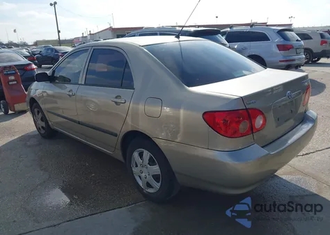 2008 Toyota Corolla Ce из США, поврежденный, VIN 2T1BR32E48C931840